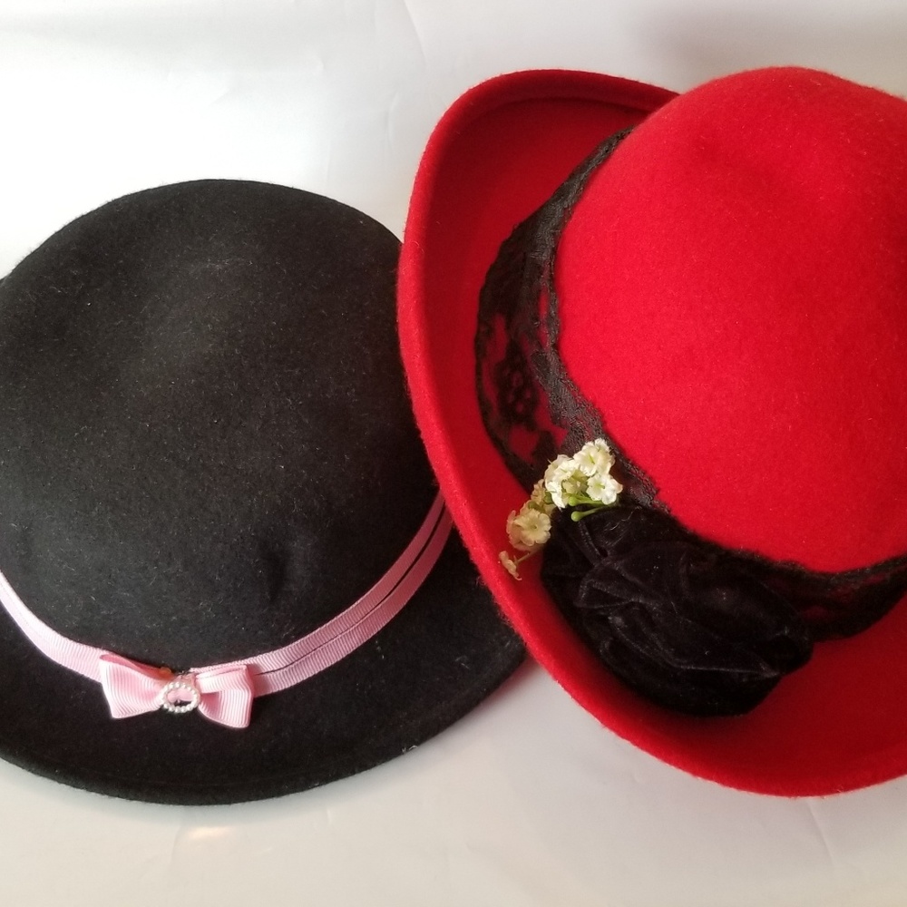 Formal wool hats